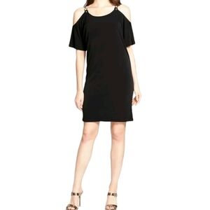 MICHEAL Kors cold shoulder chain strap A line dress size x small